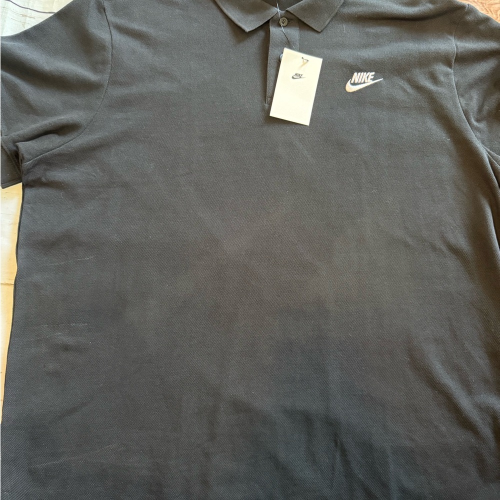 Nike Men's Black Polo Shirt NWT